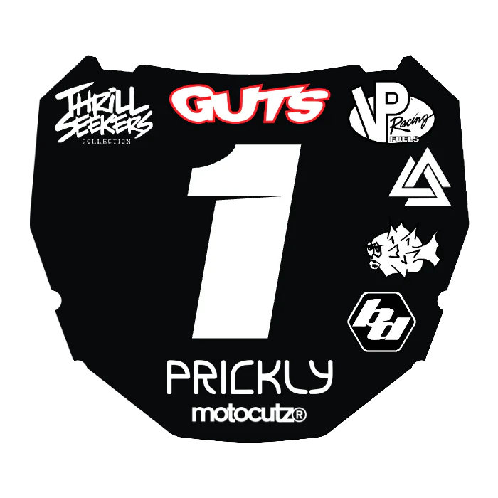 CUSTOM ODI NUMBER PLATE DECAL