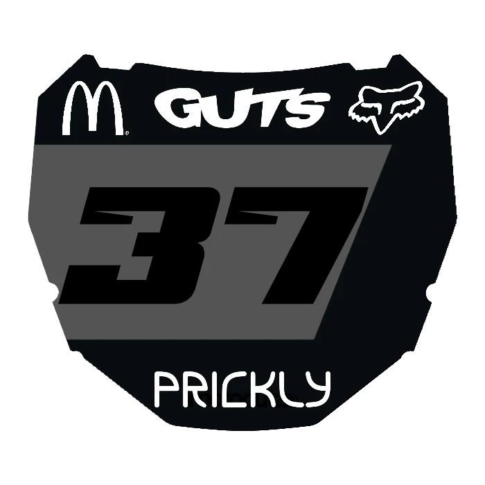 CUSTOM ODI NUMBER PLATE DECAL