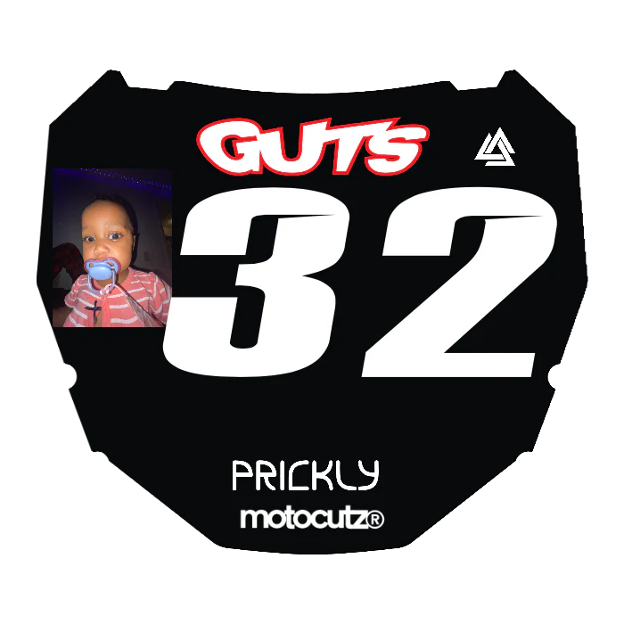 CUSTOM ODI NUMBER PLATE DECAL