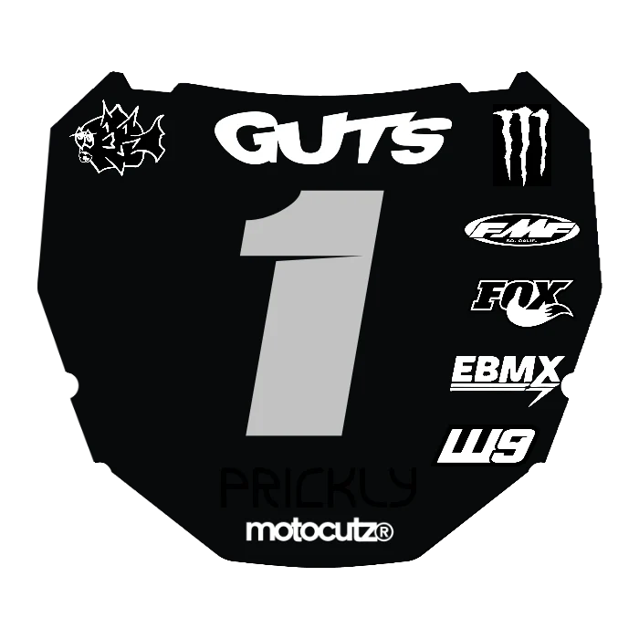 CUSTOM ODI NUMBER PLATE DECAL