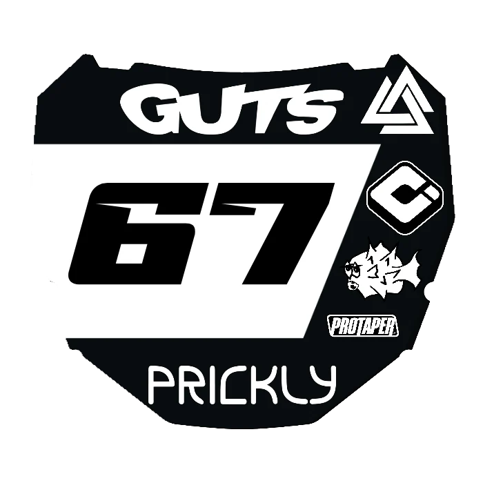 CUSTOM ODI NUMBER PLATE DECAL