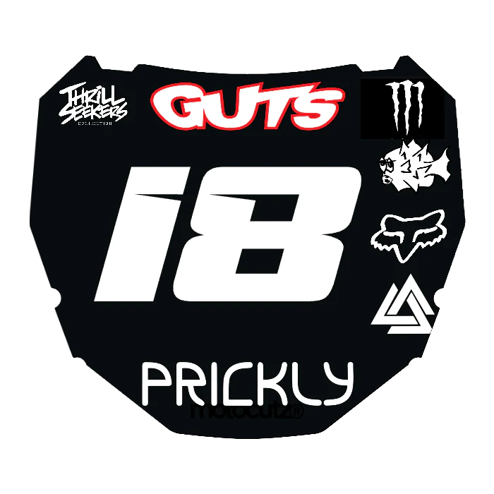 CUSTOM ODI NUMBER PLATE DECAL