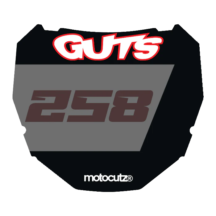 CUSTOM ODI NUMBER PLATE DECAL