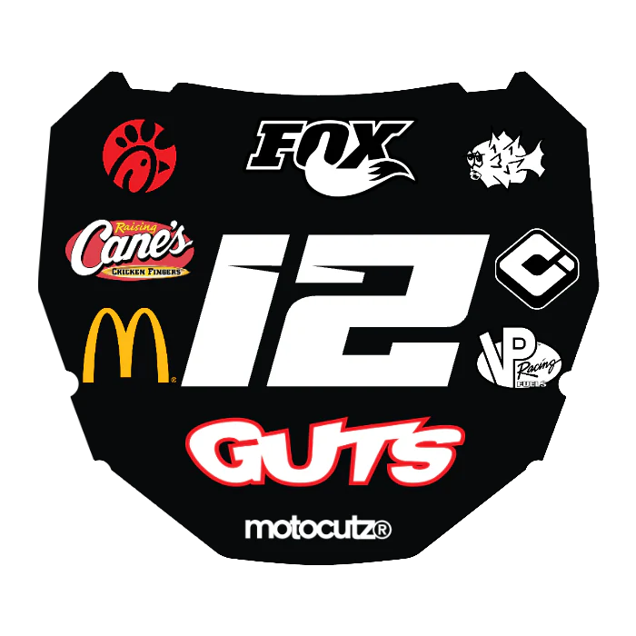 CUSTOM ODI NUMBER PLATE DECAL