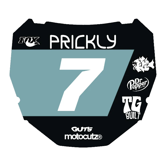 CUSTOM ODI NUMBER PLATE DECAL