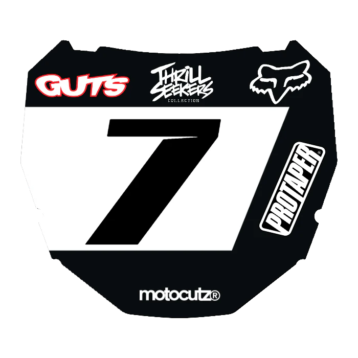 CUSTOM ODI NUMBER PLATE DECAL