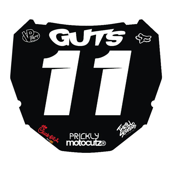 CUSTOM ODI NUMBER PLATE DECAL