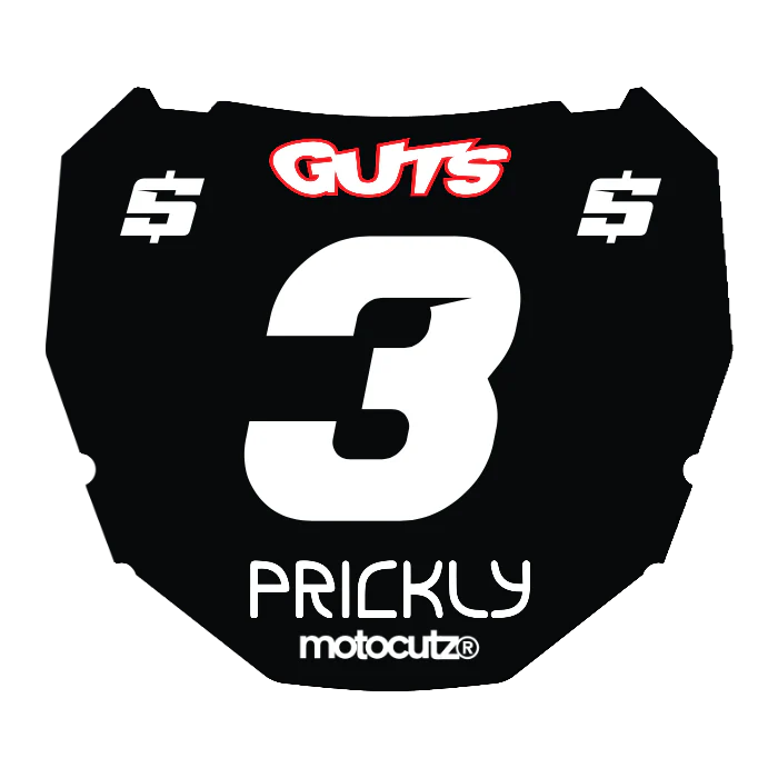 CUSTOM ODI NUMBER PLATE DECAL