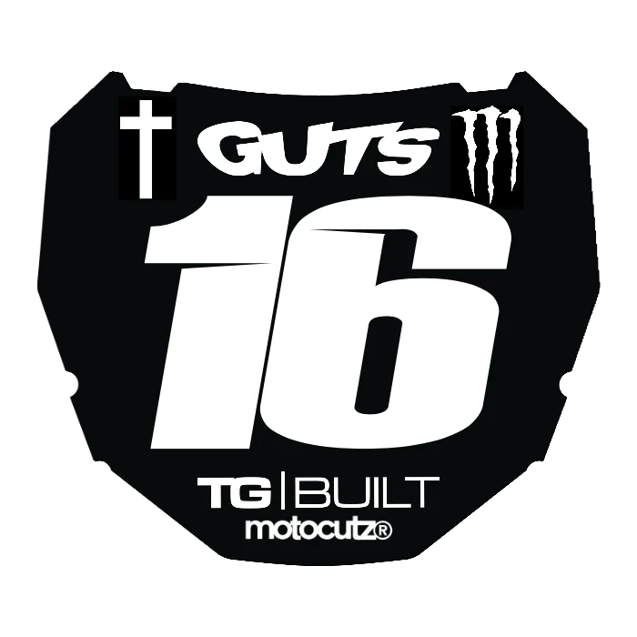 CUSTOM ODI NUMBER PLATE DECAL