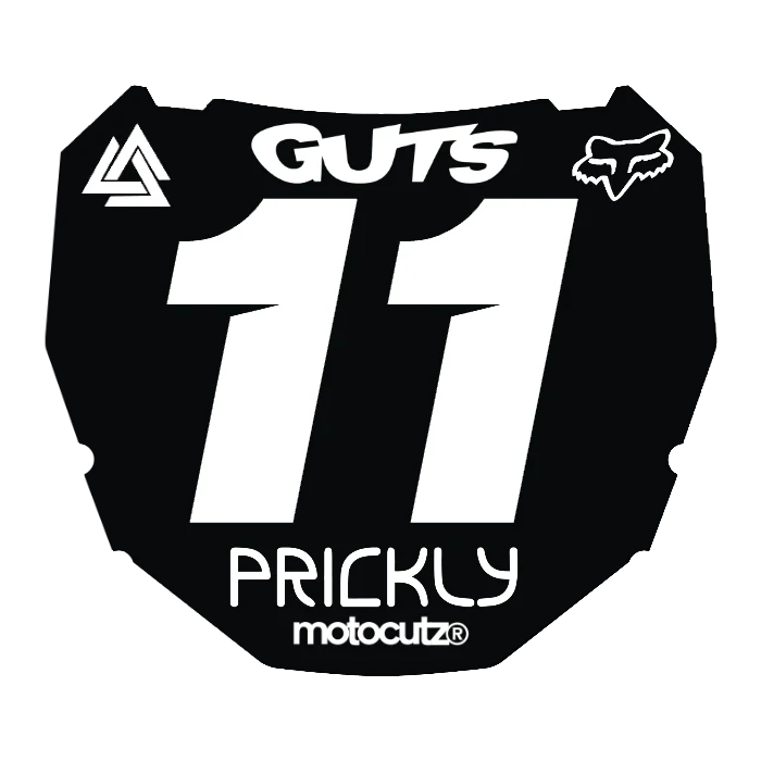 CUSTOM ODI NUMBER PLATE DECAL