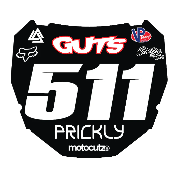 CUSTOM ODI NUMBER PLATE DECAL