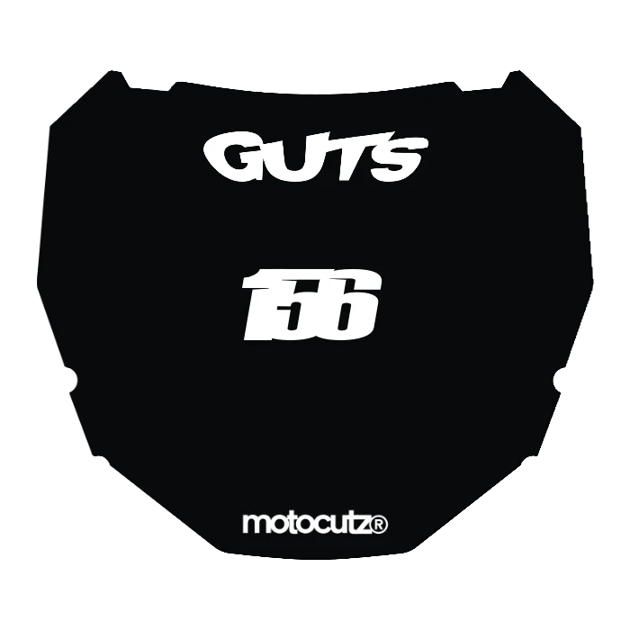 CUSTOM ODI NUMBER PLATE DECAL