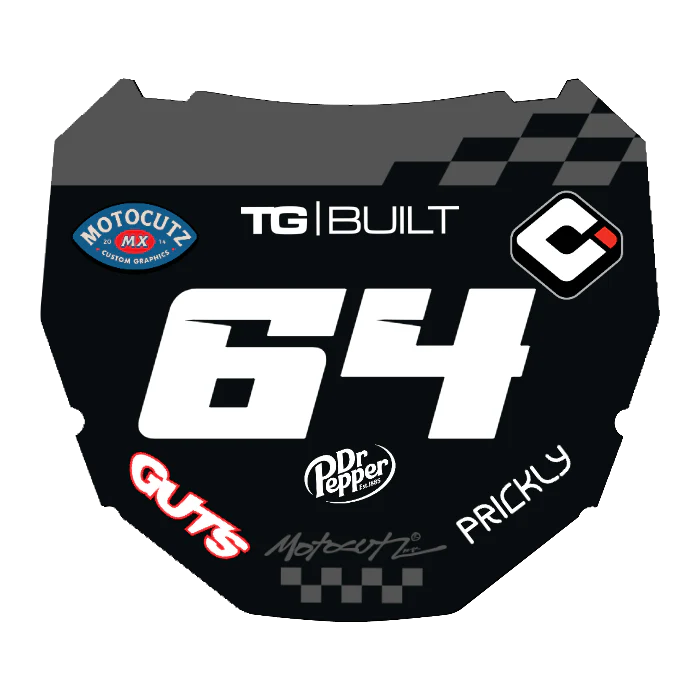 CUSTOM ODI NUMBER PLATE DECAL