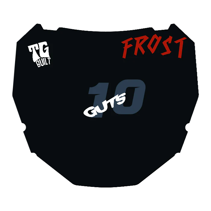 CUSTOM ODI NUMBER PLATE DECAL