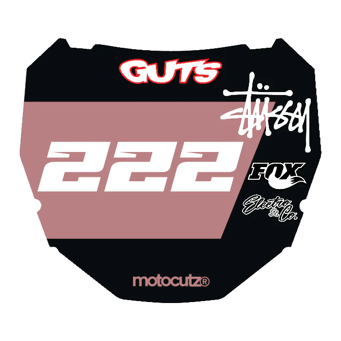 CUSTOM ODI NUMBER PLATE DECAL