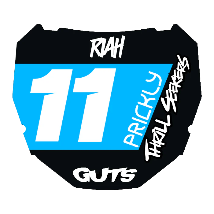 CUSTOM ODI NUMBER PLATE DECAL