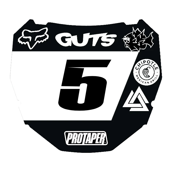 CUSTOM ODI NUMBER PLATE DECAL