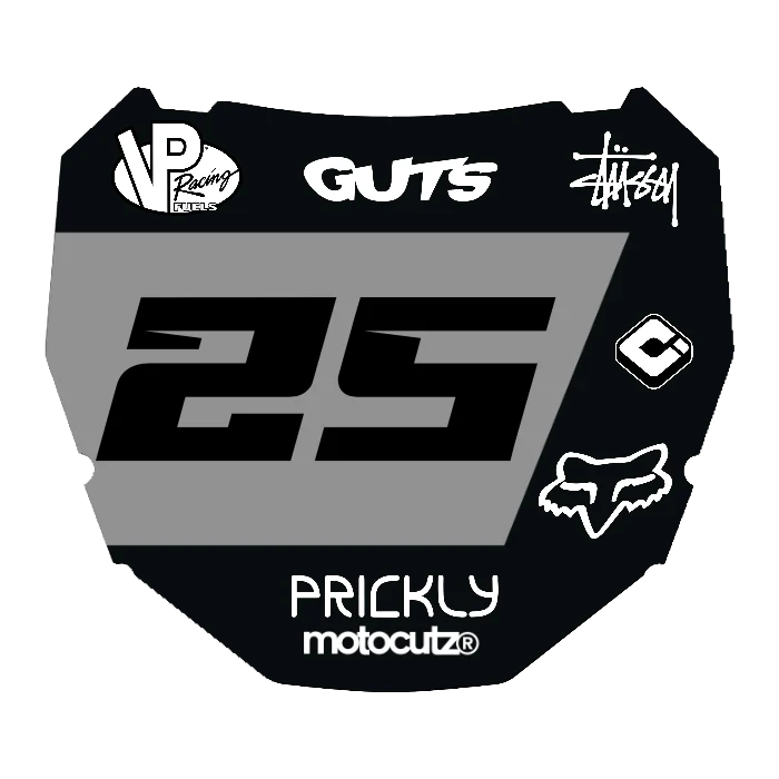 CUSTOM ODI NUMBER PLATE DECAL