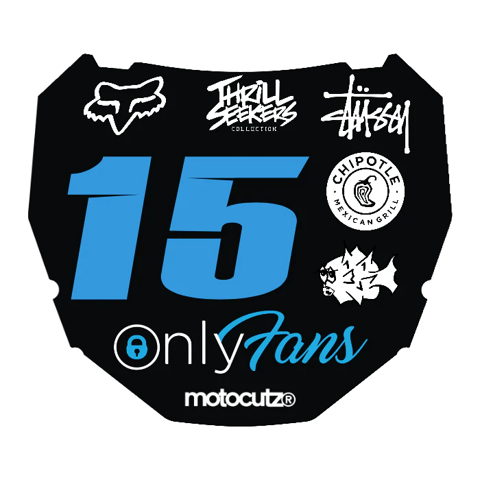 CUSTOM ODI NUMBER PLATE DECAL