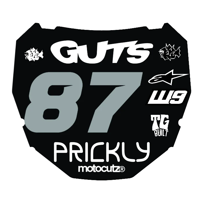 CUSTOM ODI NUMBER PLATE DECAL