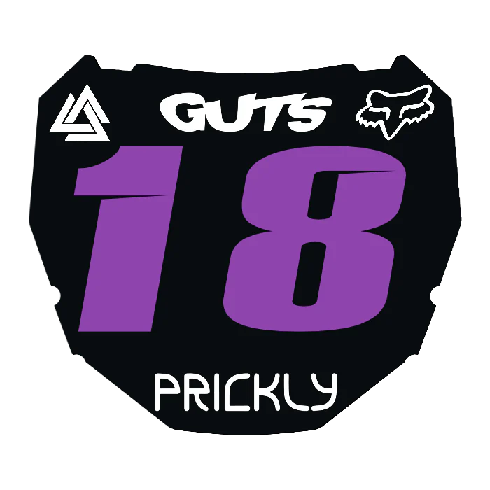 CUSTOM ODI NUMBER PLATE DECAL