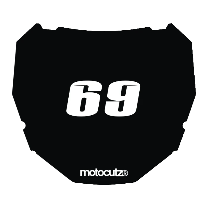 CUSTOM ODI NUMBER PLATE DECAL