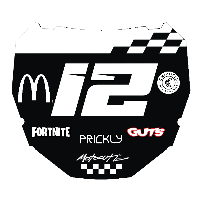 CUSTOM ODI NUMBER PLATE DECAL