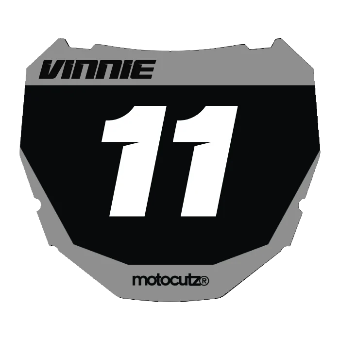 CUSTOM ODI NUMBER PLATE DECAL