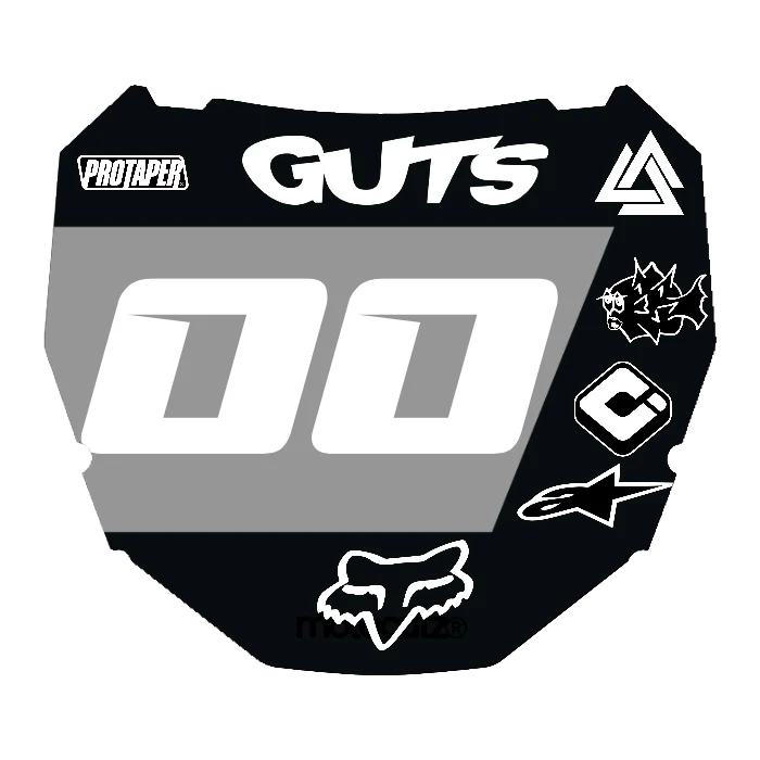 CUSTOM ODI NUMBER PLATE DECAL