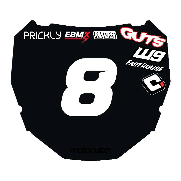 CUSTOM ODI NUMBER PLATE DECAL