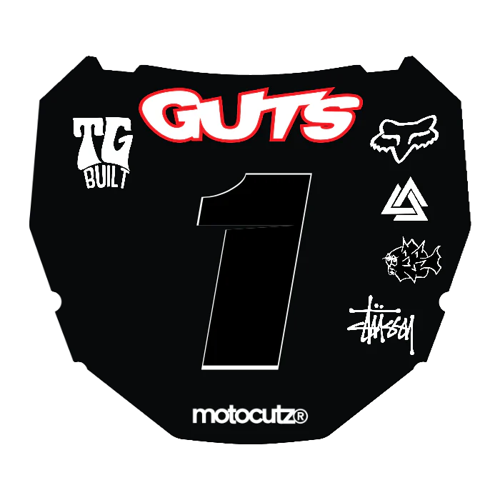 CUSTOM ODI NUMBER PLATE DECAL
