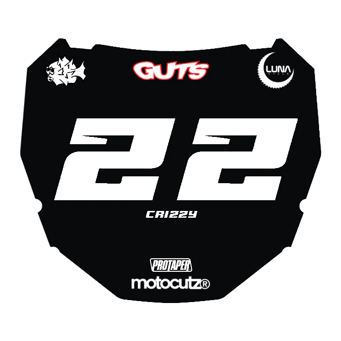 CUSTOM ODI NUMBER PLATE DECAL