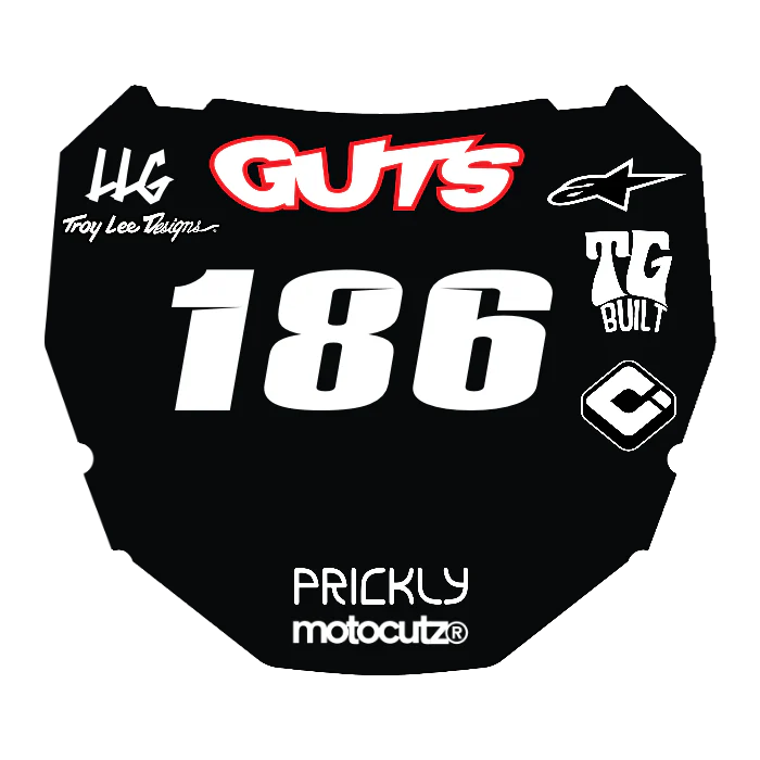 CUSTOM ODI NUMBER PLATE DECAL