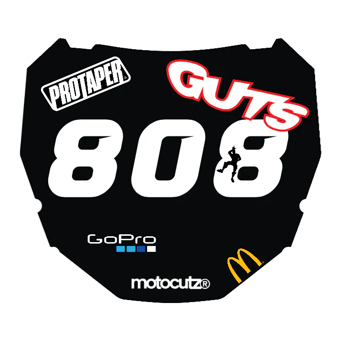 CUSTOM ODI NUMBER PLATE DECAL