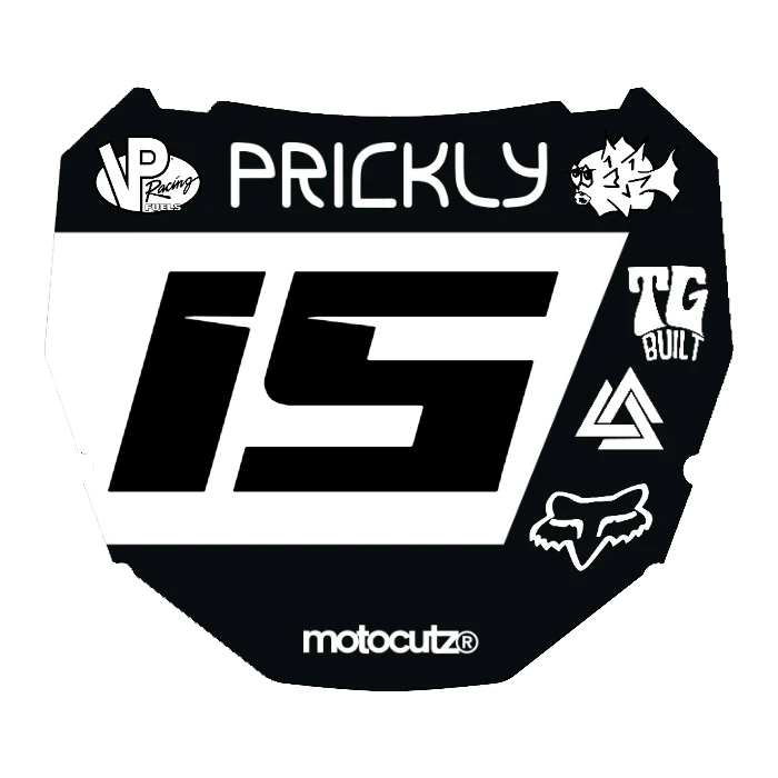 CUSTOM ODI NUMBER PLATE DECAL