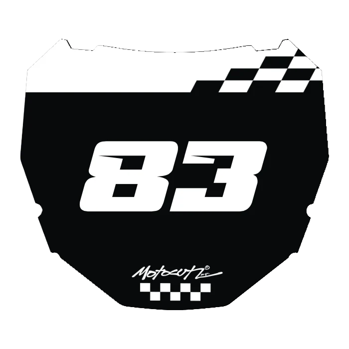 CUSTOM ODI NUMBER PLATE DECAL
