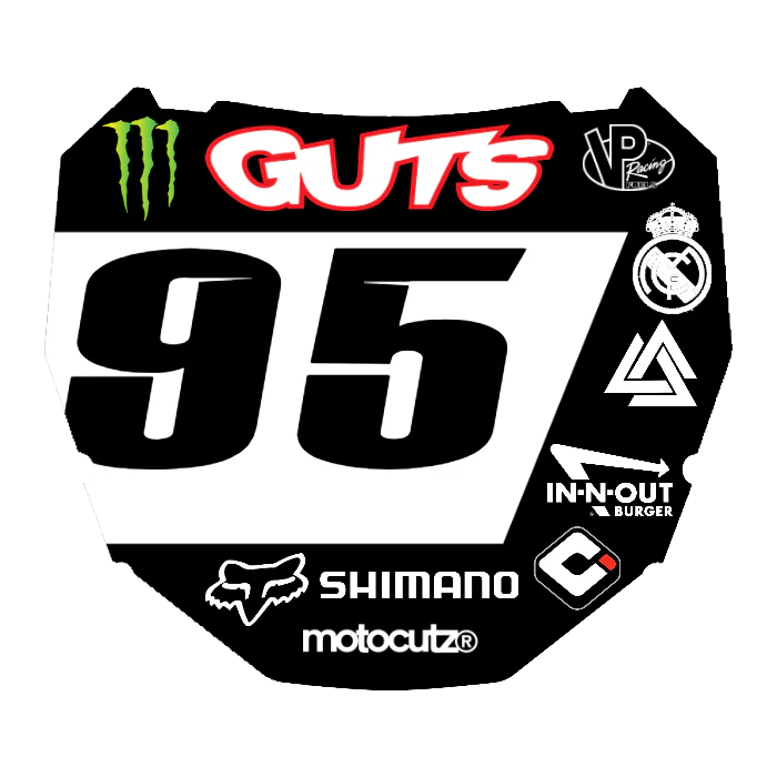 CUSTOM ODI NUMBER PLATE DECAL