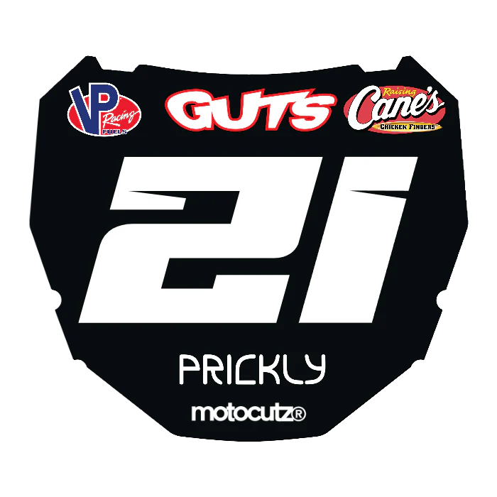 CUSTOM ODI NUMBER PLATE DECAL