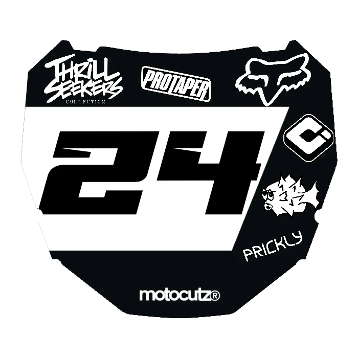 CUSTOM ODI NUMBER PLATE DECAL