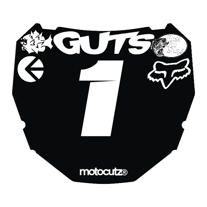 CUSTOM ODI NUMBER PLATE DECAL