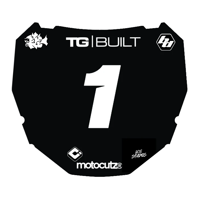 CUSTOM ODI NUMBER PLATE DECAL