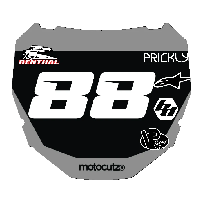 CUSTOM ODI NUMBER PLATE DECAL