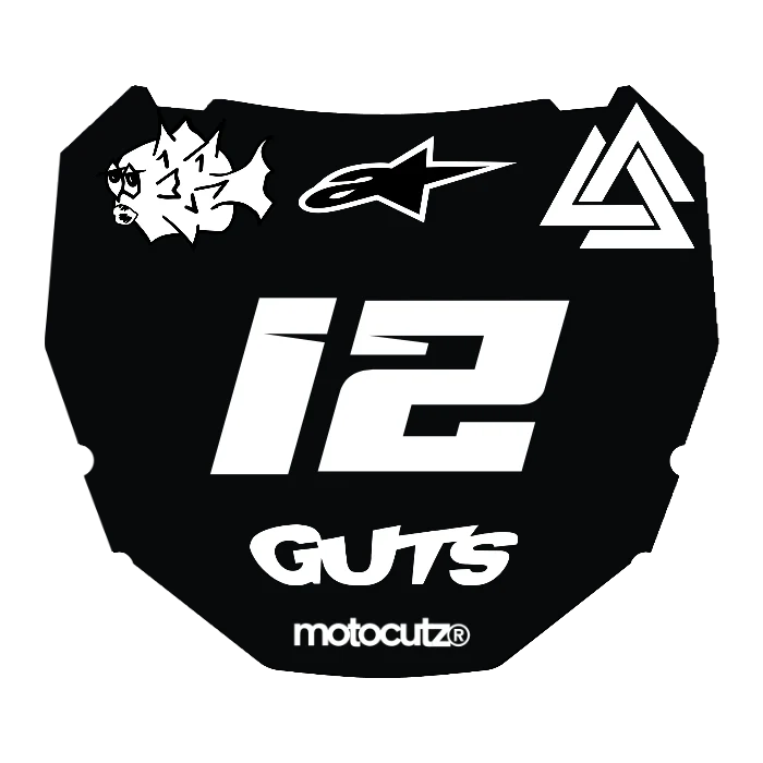 CUSTOM ODI NUMBER PLATE DECAL