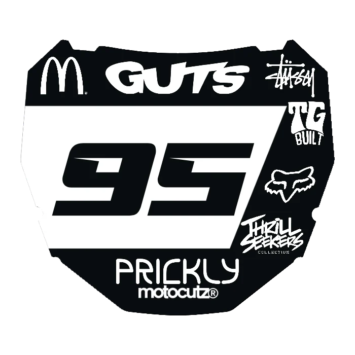 CUSTOM ODI NUMBER PLATE DECAL