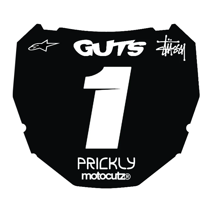 CUSTOM ODI NUMBER PLATE DECAL