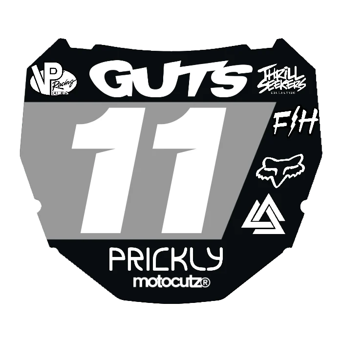 CUSTOM ODI NUMBER PLATE DECAL