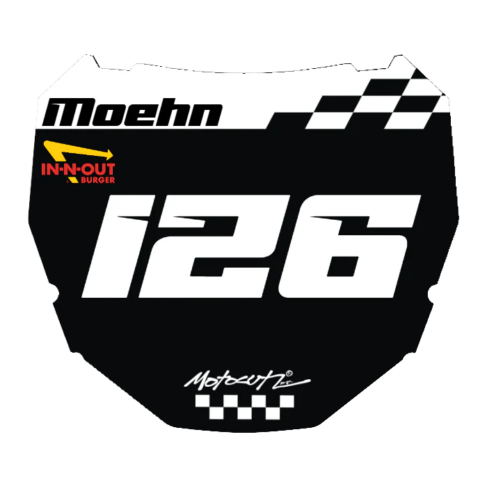 CUSTOM ODI NUMBER PLATE DECAL