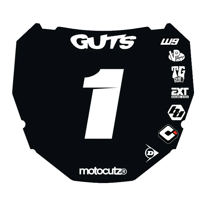 CUSTOM ODI NUMBER PLATE DECAL
