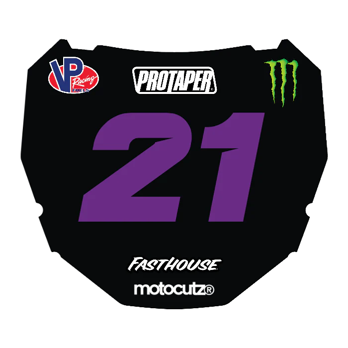 CUSTOM ODI NUMBER PLATE DECAL