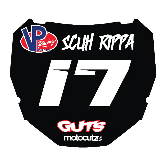 CUSTOM ODI NUMBER PLATE DECAL